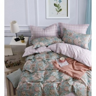 Купить постельное белье сатин AM04-20 евро Cristelle