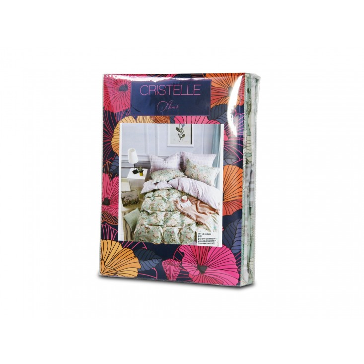 Купить постельное белье сатин AM04-20 евро Cristelle