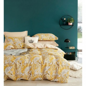 Купить постельное белье сатин AM04-21 евро Cristelle