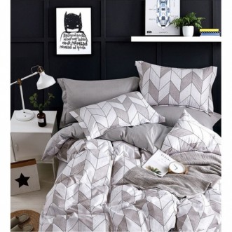 Купить постельное белье сатин AM04-19 евро Cristelle