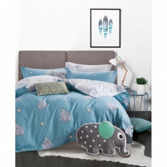 Купить постельное белье сатин AM04-15 евро Cristelle