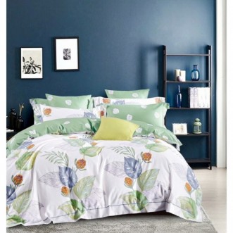 Купить постельное белье сатин AM04-14 евро Cristelle