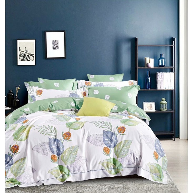 Купить постельное белье сатин AM04-14 евро Cristelle