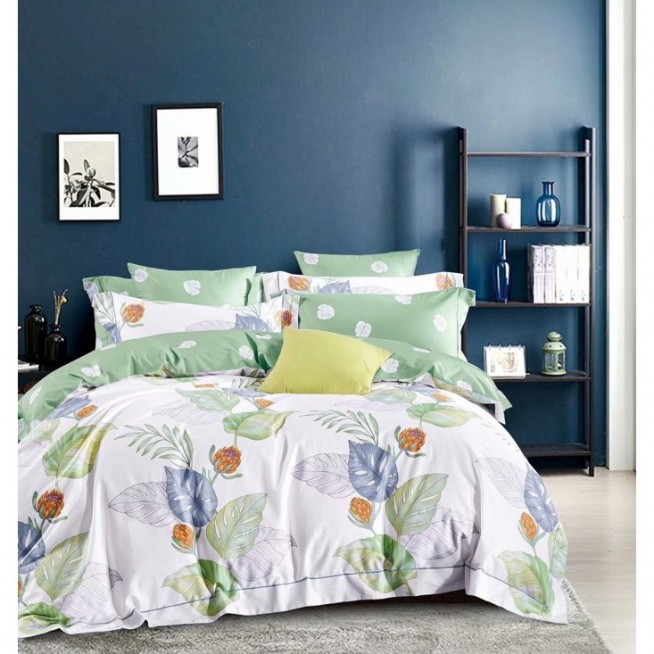 Купить постельное белье сатин AM04-14 евро Cristelle