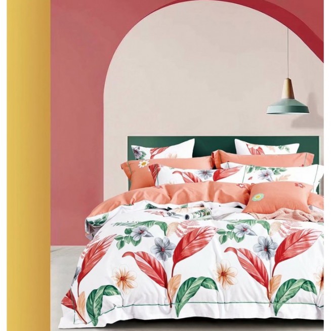 Купить постельное белье сатин AM04-10 евро Cristelle