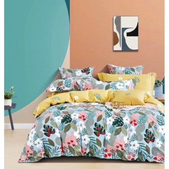 Купить постельное белье сатин AM04-09 евро Cristelle