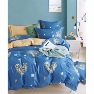 Купить постельное белье сатин AM04-03 евро Cristelle