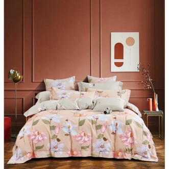 Купить постельное белье сатин AM04-08 евро Cristelle