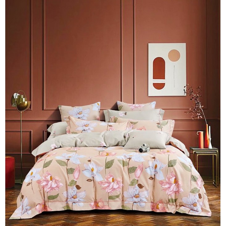 Купить постельное белье сатин AM04-08 евро Cristelle