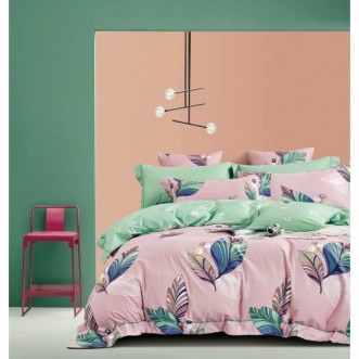 Купить постельное белье сатин AM04-07 евро Cristelle