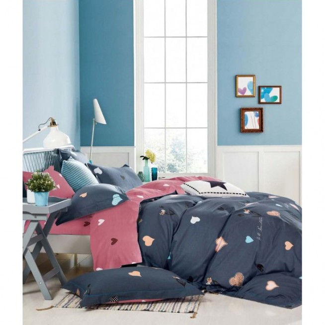 Купить постельное белье сатин AM04-05 евро Cristelle