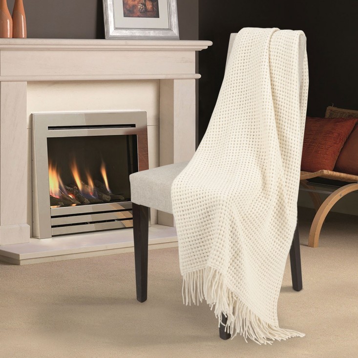 Шерстяной плед альпака меринос PP-79 Incalpaca