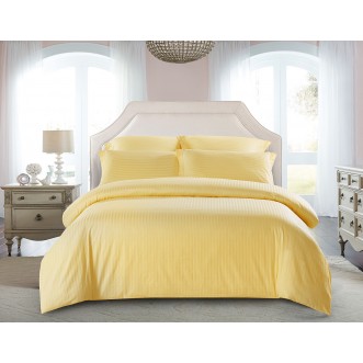 Купить постельное белье Однотонное страйп сатин CST05-02 семейный «Дуэт» Tango