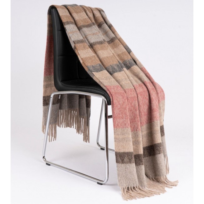 Шерстяной плед альпака меринос PP-81 Incalpaca