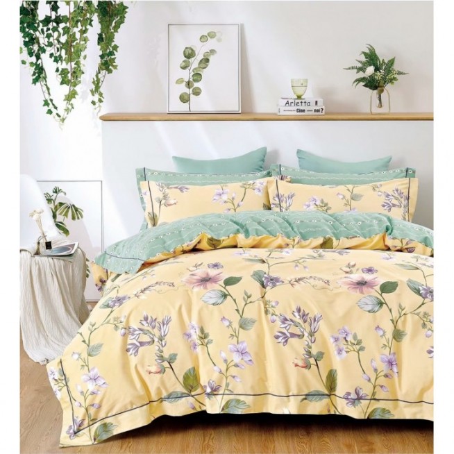 Постельное белье евро сатин люкс Valtery RS-290