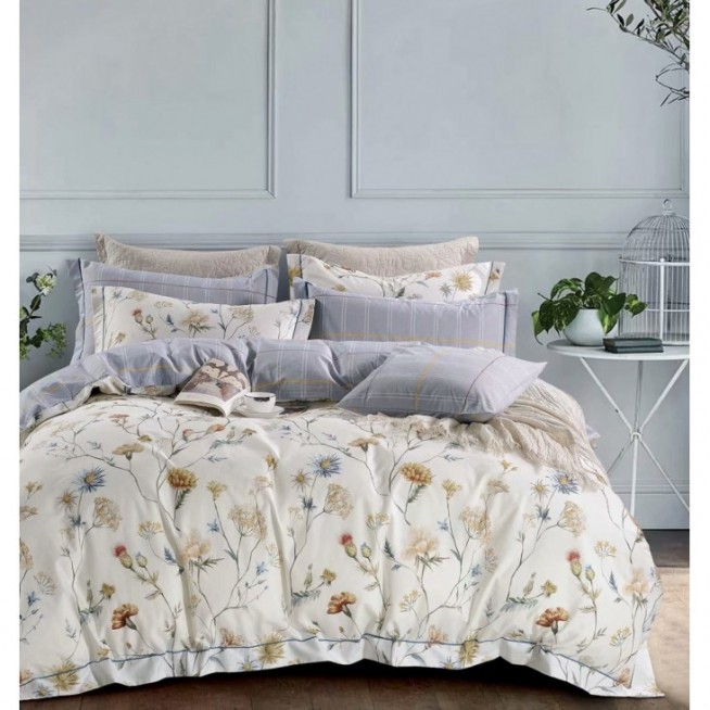 Постельное белье евро сатин люкс Valtery RS-291