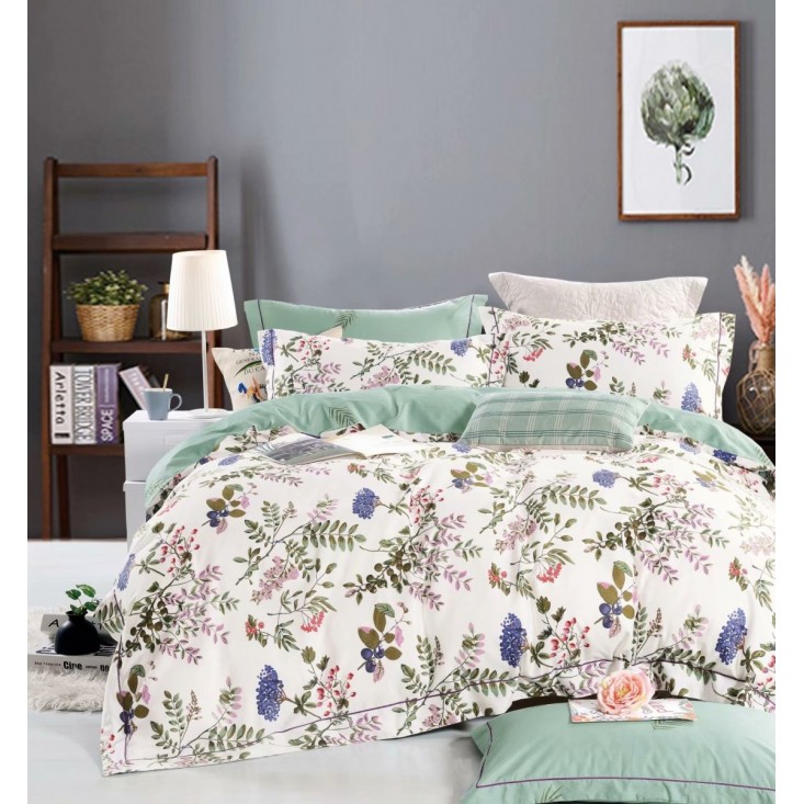 Постельное белье евро сатин люкс Valtery RS-293