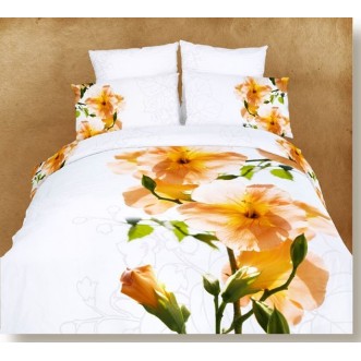 Постельное белье евро сатин люкс Фамилье RS-41