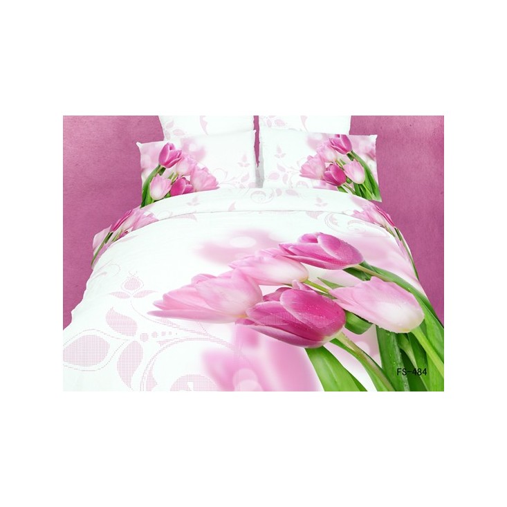 Постельное белье евро сатин люкс Фамилье RS-86