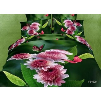 Постельное белье евро сатин люкс Фамилье RS-71