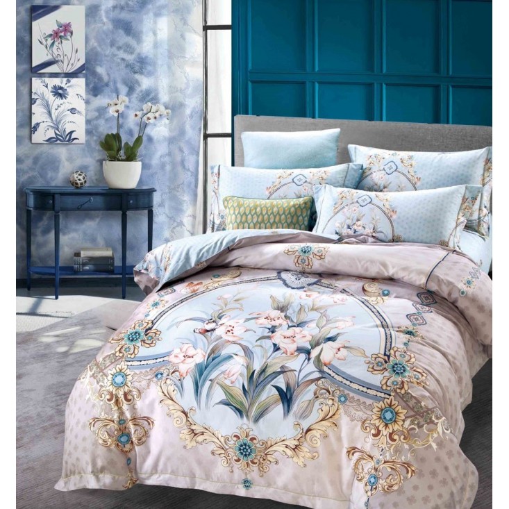 Постельное белье евро сатин люкс Valtery RS-253