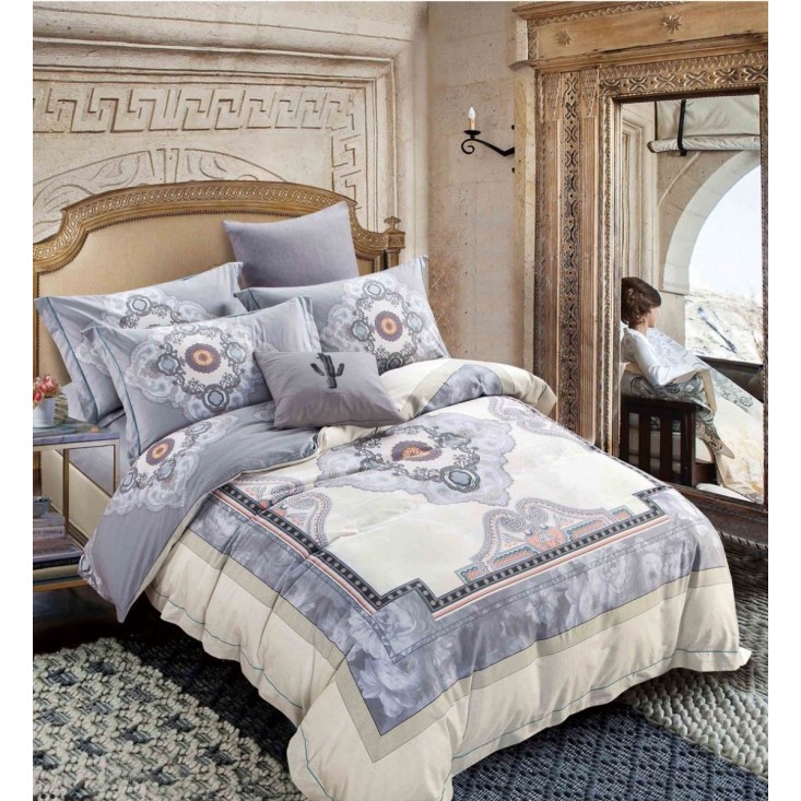 Постельное белье евро сатин люкс Valtery RS-256