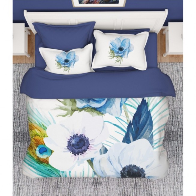 Постельное белье 1/5 спальное сатин люкс Valtery RS-403