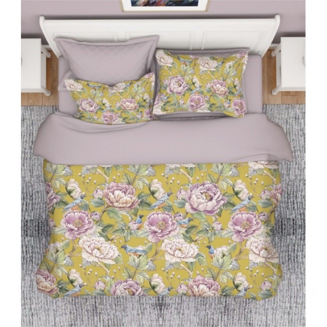 Постельное белье евро сатин люкс Valtery RS-406