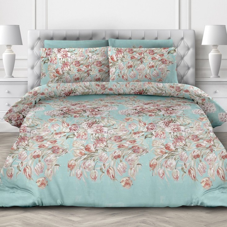 Постельное белье 2 спальное поплин Valtery AP-68