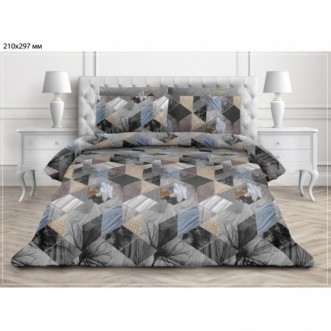 Постельное белье Поплин 1/5-спальное AP-71 Valtery