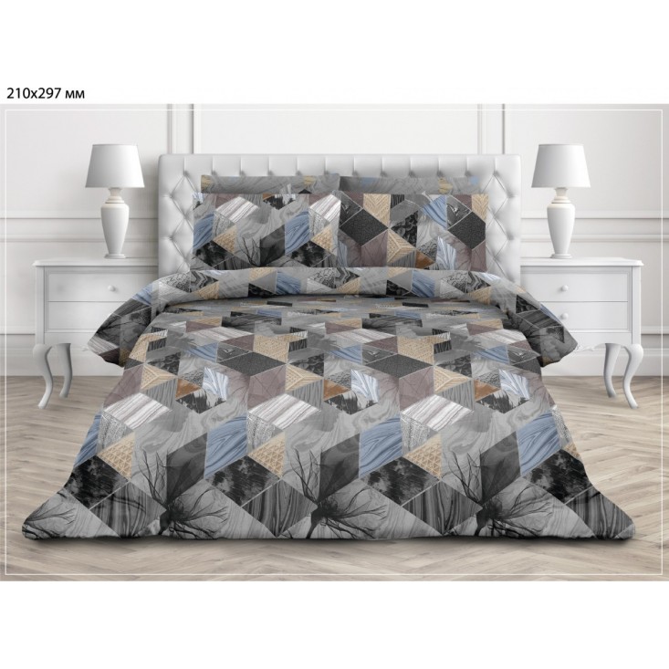 Постельное белье Поплин 1/5-спальное AP-71 Valtery