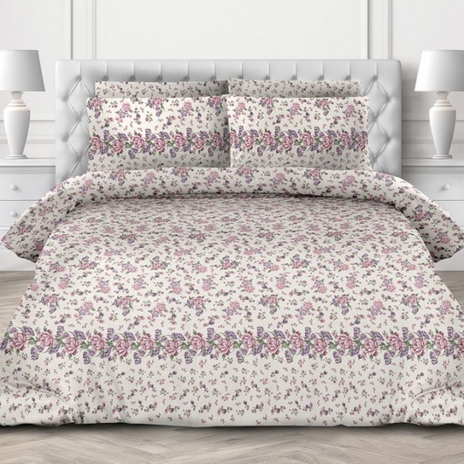 Постельное белье евро поплин Valtery AP-75