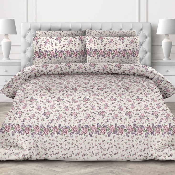 Постельное белье семейное поплин Valtery AP-75