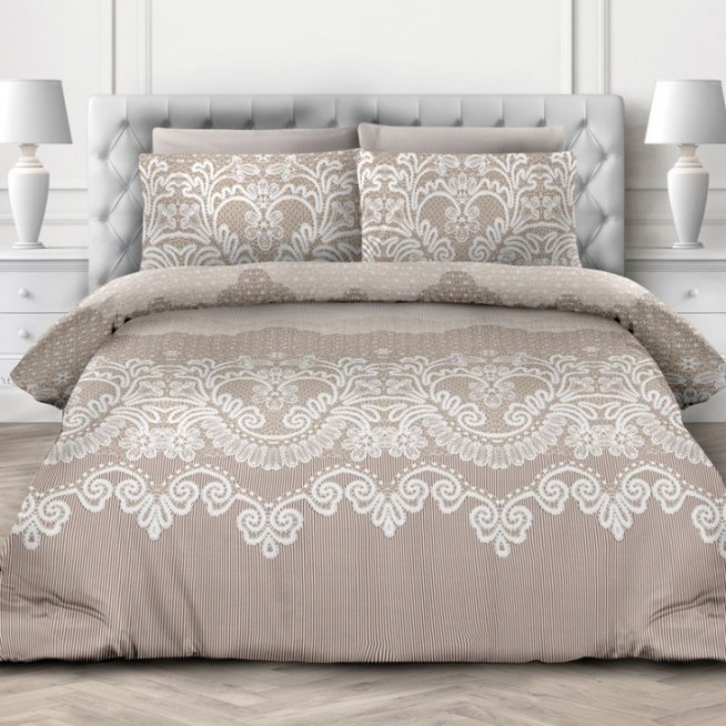 Постельное белье 2 спальное поплин Valtery AP-83