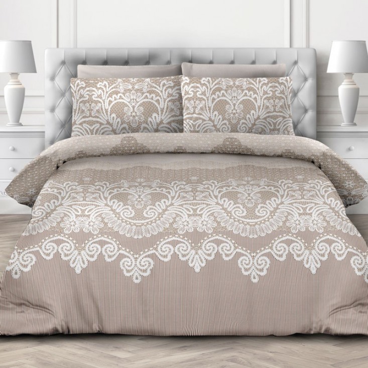 Постельное белье семейное поплин Valtery AP-83