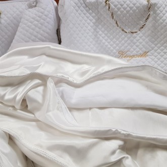 Одеяло шелковое евро 200х220 всесезонное KingSilk Luxury