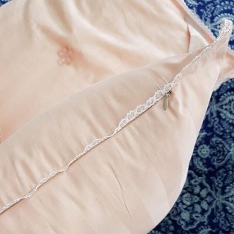 Одеяло шелковое евро 200х220 всесезонное KingSilk Premium персик фото