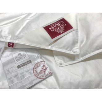 Одеяло евро 200х220 двойное зима/лето на кнопках Luxe Down German Grass фото