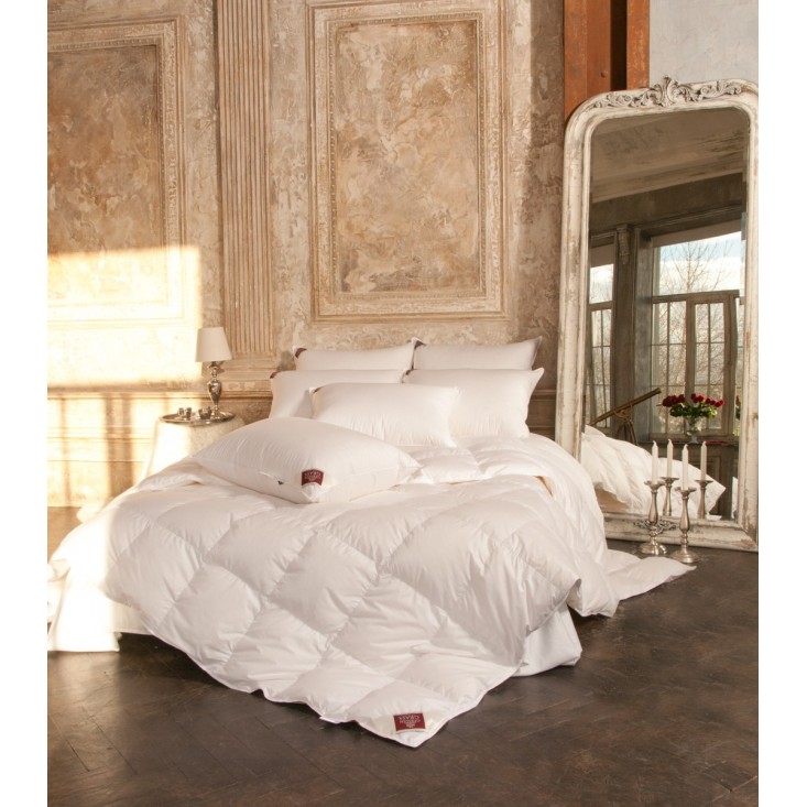 Одеяло евро 200х200 двойное зима/лето на кнопках Grand Down German Grass