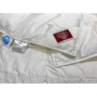 Одеяло евро макси 240х260 двойное зима/лето на кнопках Grand Down German Grass фото