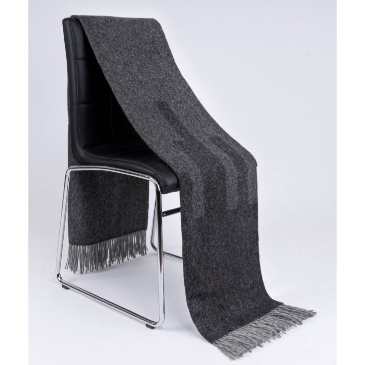 Шерстяной плед жаккард альпака меринос PJ-3 Incalpaca