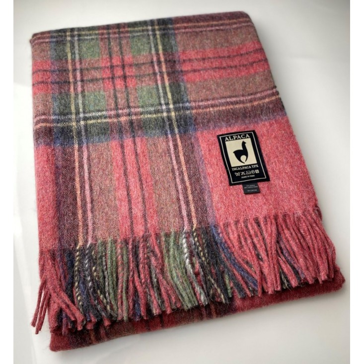 Шерстяной плед альпака меринос PP-88 Incalpaca