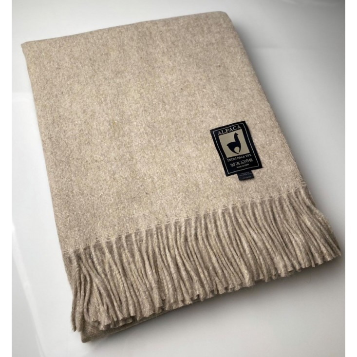 Шерстяной плед альпака меринос PP-96 Incalpaca