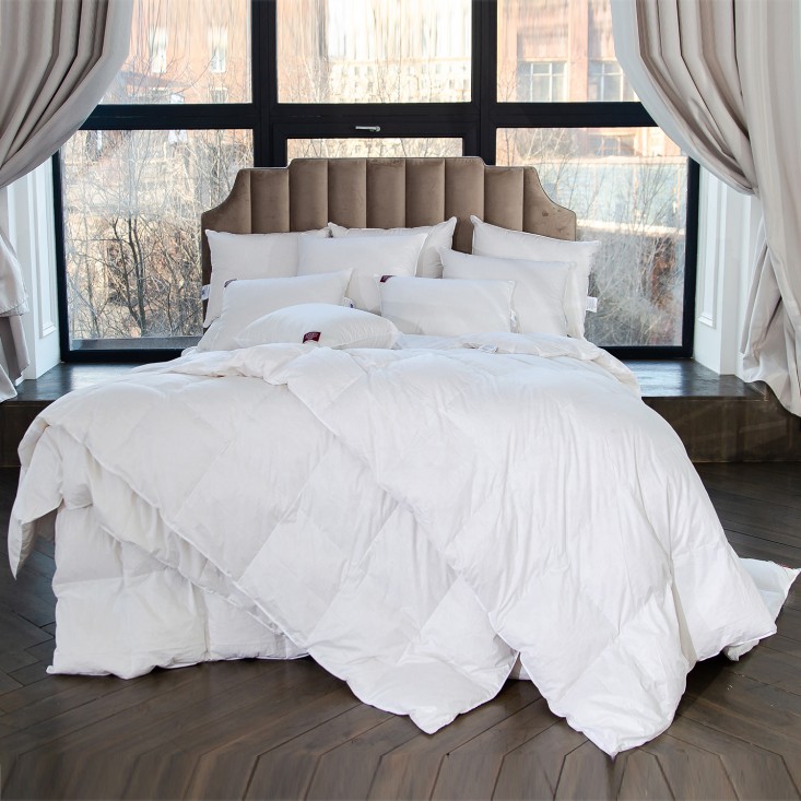 Одеяло евро макси 240х260 всесезонное Sky Down German Grass