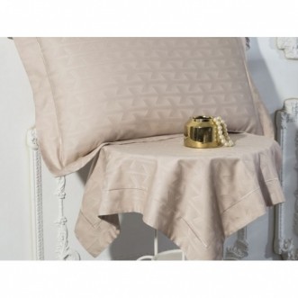 Постельное белье евро жаккард Asabella Бежевое золото ? в магазине Lux-Postel.com