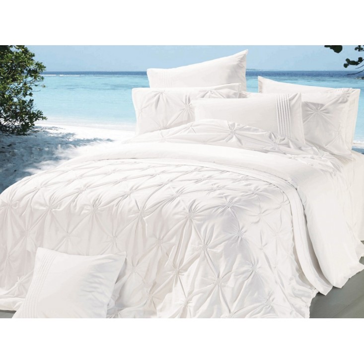 Постельное белье евро Люкс сатин Asabella Свадебное