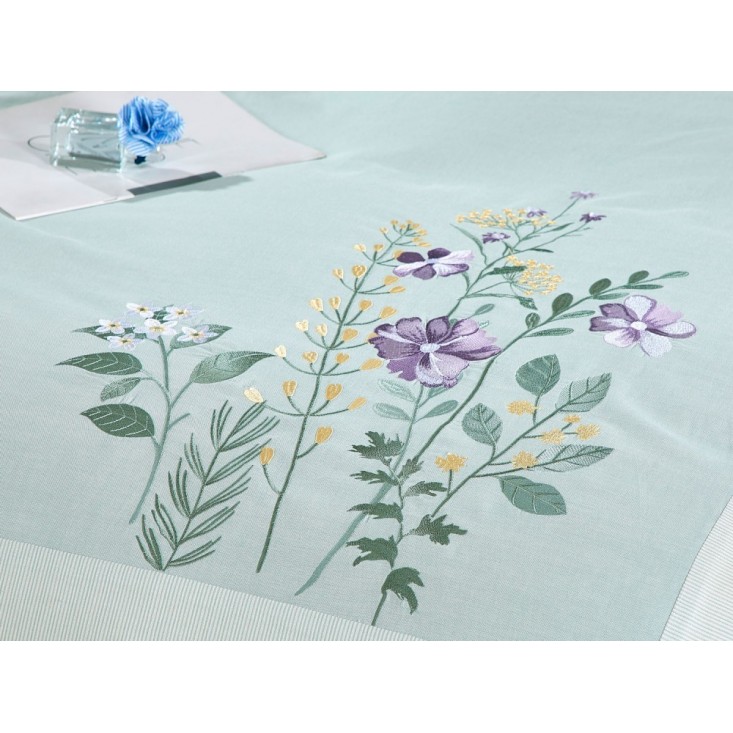 Постельное белье евро Твил Asabella Мята