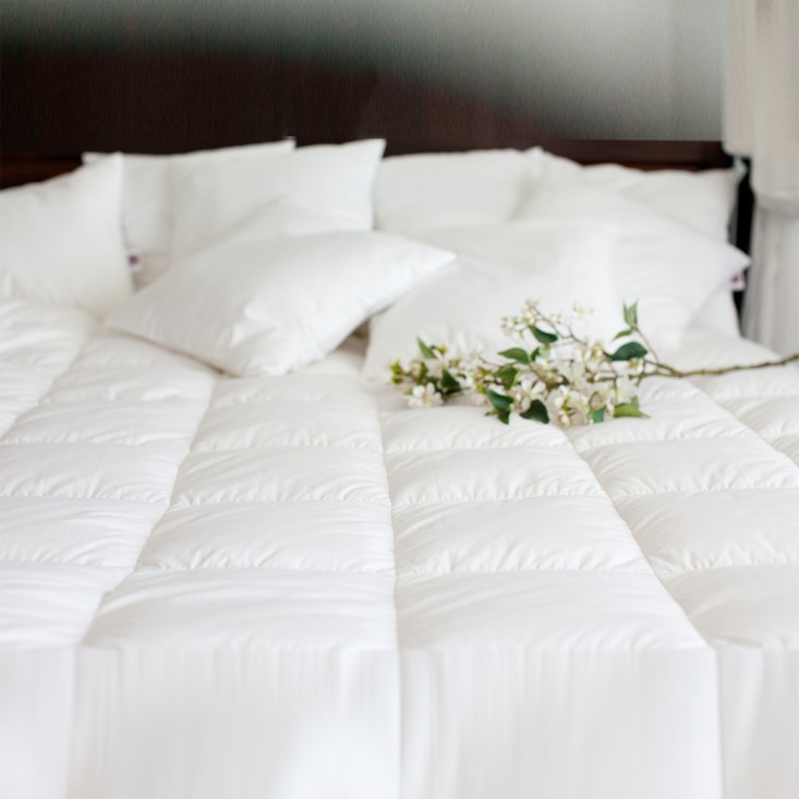 Наматрасник пуховый 90х200 теплый с бортом German Grass Mattress Down Grass