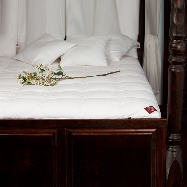 Наматрасник пуховый 90х200 теплый с бортом German Grass Mattress Down Grass