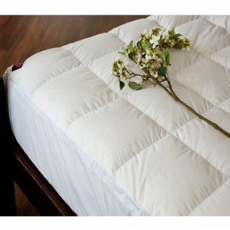 Наматрасник пуховый 200х200 теплый с бортом German Grass Mattress Down Grass